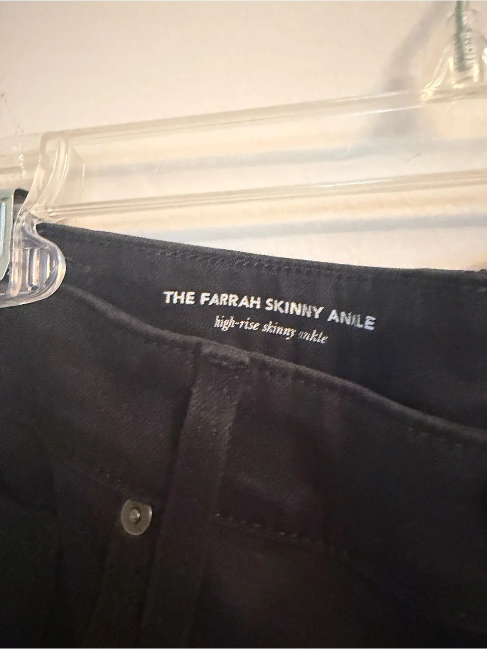 Ag Adriano Goldschmied Black Skinny Jeans